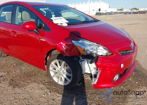 2012 Toyota Prius V Five from USA, damaged, VIN JTDZN3EU2C3152466